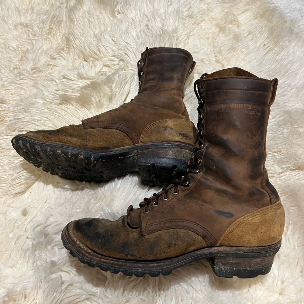 Whites logger boots